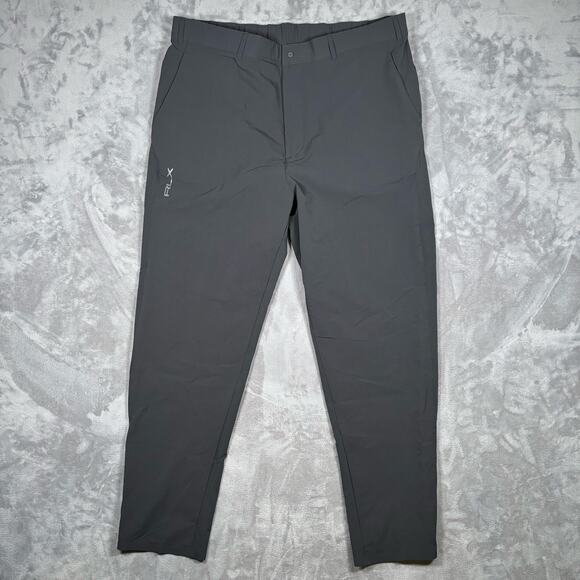 RLX Ralph Lauren Golf Black Performance Pants 38x32 NWT - Picture 1 of 8